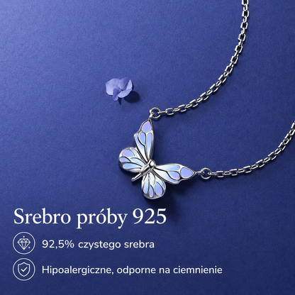 [NOWOŚĆ] Naszyjnik Morpho Lumière Violet
