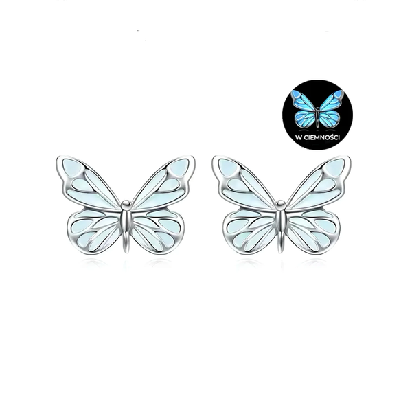 Kolczyki Morpho Lumière