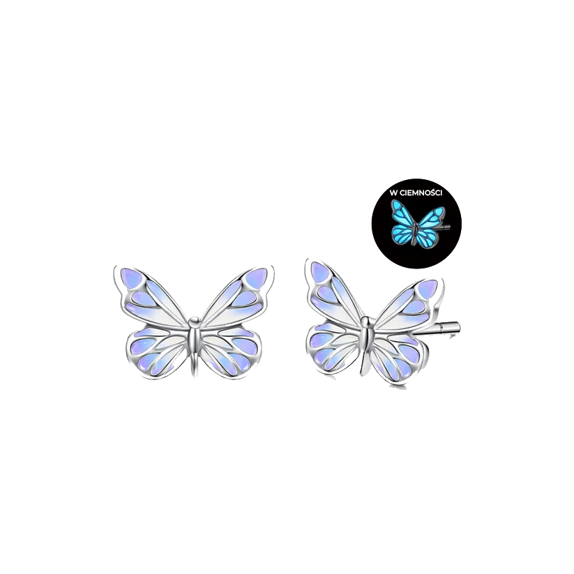 [NOWOŚĆ] Kolczyki Morpho Lumière Violet